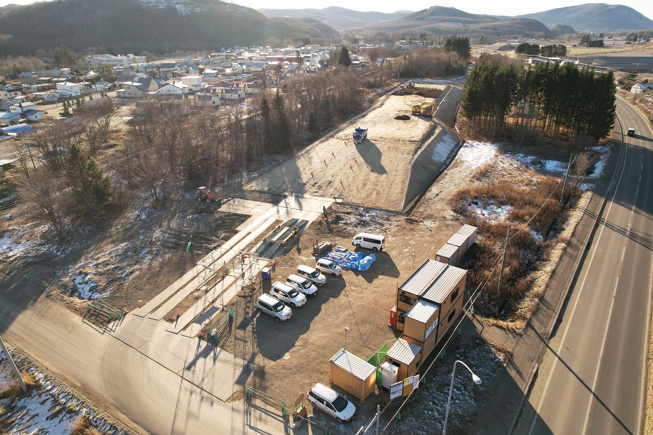 遠軽北見道路　遠軽町　安国西改良工事