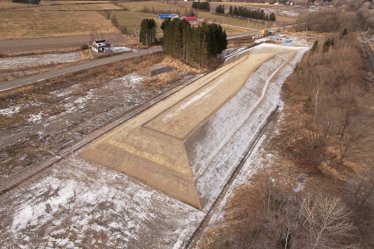 遠軽北見道路　遠軽町　安国西改良工事画像3