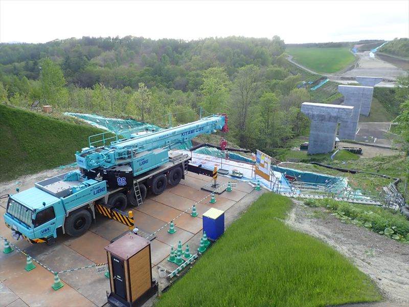 一般国道39号 美幌町 高野中央橋橋台工事画像4