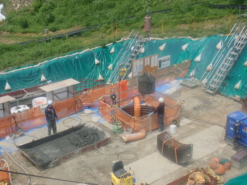 一般国道39号 美幌町 高野中央橋橋台工事画像3