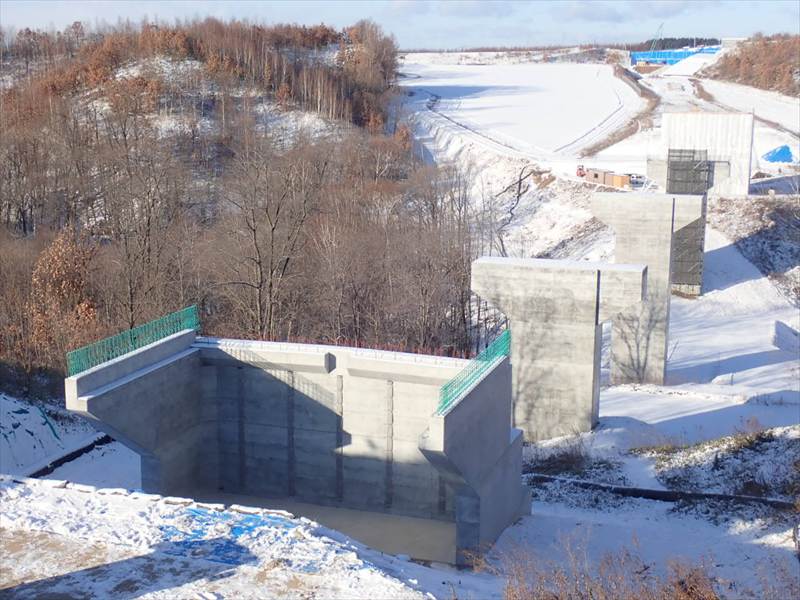 一般国道239号 興部町 宇津橋下部工事