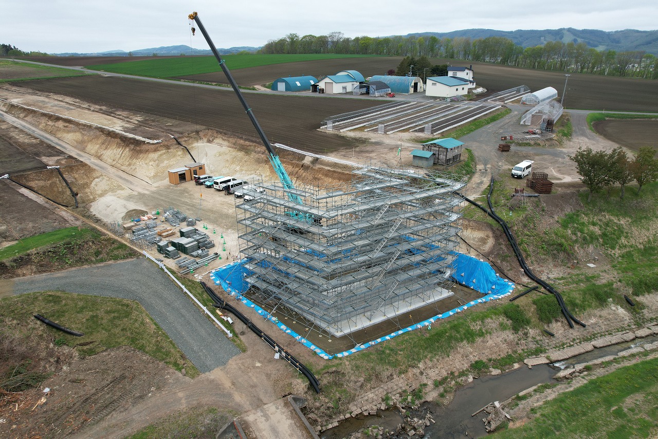 一般国道 39号 北見市 端野橋下部工事画像1